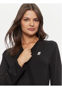 DKNY Szlafrok YI2022635 Czarny. Kolor: czarny. Materiał: bawełna #6