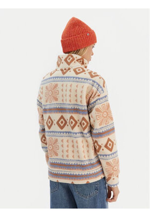 Roxy Polar Live Out Loud ERJPF03169 Beżowy Relaxed Fit. Kolor: beżowy. Materiał: syntetyk