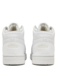 Adidas - adidas Buty do koszykówki Rapid Court Mid JR0190 Biały. Kolor: biały. Materiał: skóra. Sport: koszykówka #3