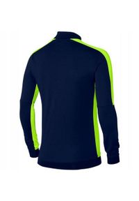 Nike - Męska Kurtka Academy DriFIT. Kolor: zielony, niebieski, wielokolorowy. Sport: turystyka piesza