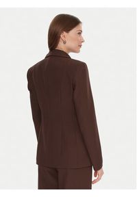 Maryley Marynarka 25IB139/43CO Brązowy Regular Fit. Kolor: brązowy. Materiał: syntetyk #2