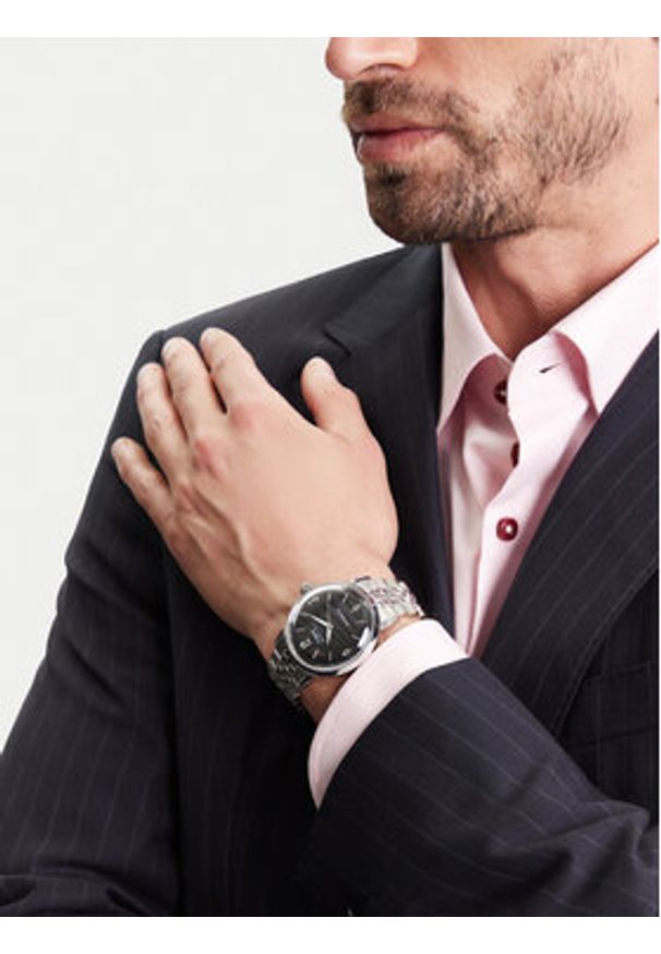 Timex Zegarek Marlin® Automatic TW2W93200 Srebrny. Kolor: srebrny