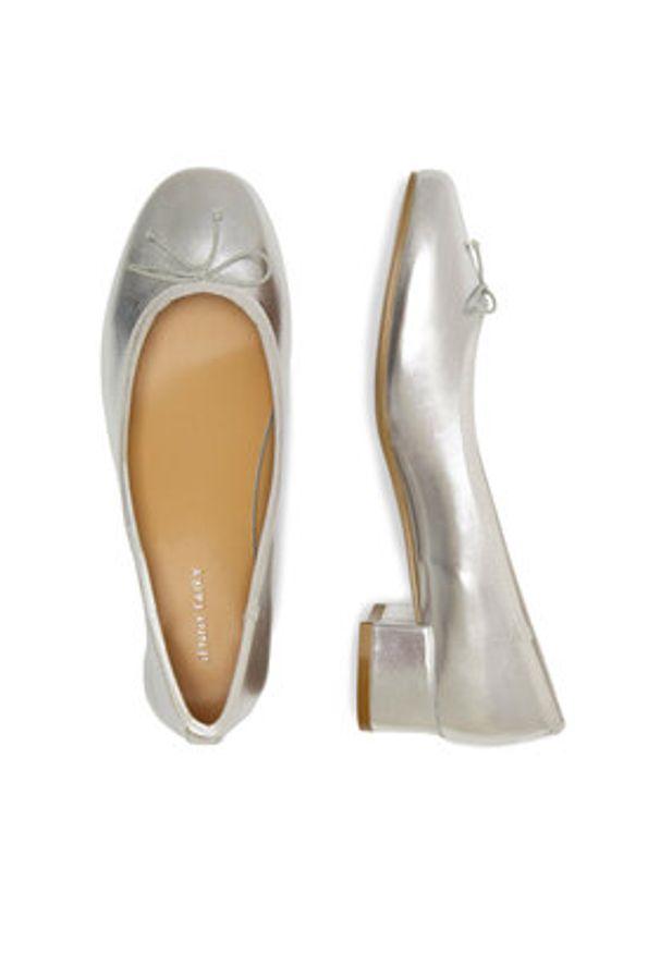 Jenny Fairy Baleriny WYL3680-1 Srebrny. Kolor: srebrny. Materiał: skóra