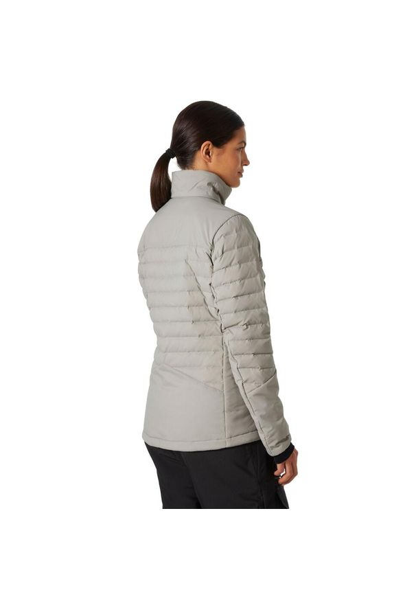 Kurtka narciarska damska Helly Hansen Lifaloft Down. Kolor: szary. Materiał: puch. Sezon: zima. Sport: narciarstwo