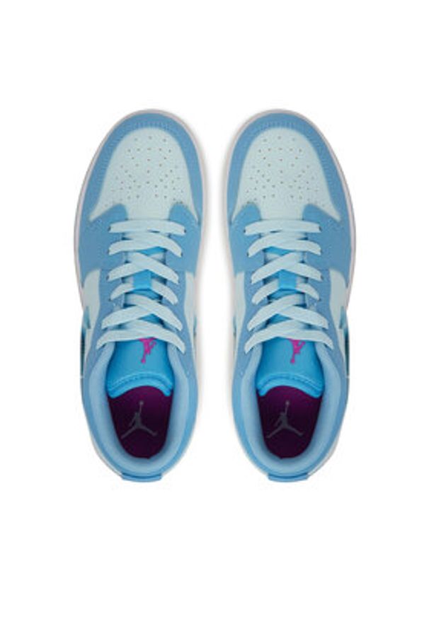 Nike Sneakersy Air Jordan 1 Low FN7366 Niebieski. Kolor: niebieski. Materiał: skóra. Model: Nike Air Jordan