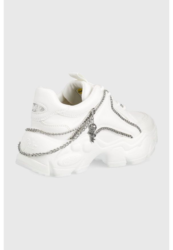 Buffalo buty Brinary Chain 2.0 kolor biały. Zapięcie: sznurówki. Kolor: biały. Obcas: na platformie