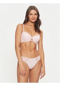 Hunkemöller Stringi Andrea 205413 Różowy. Kolor: różowy. Materiał: syntetyk