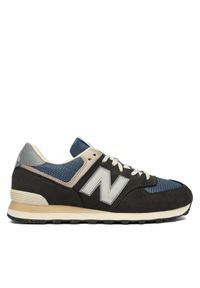 New Balance Sneakersy U574SGG M Czarny. Kolor: czarny. Materiał: nubuk, skóra. Model: New Balance 574