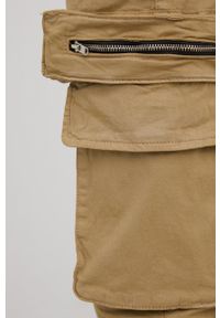 Brave Soul spodnie męskie kolor beżowy joggery. Kolor: beżowy #4