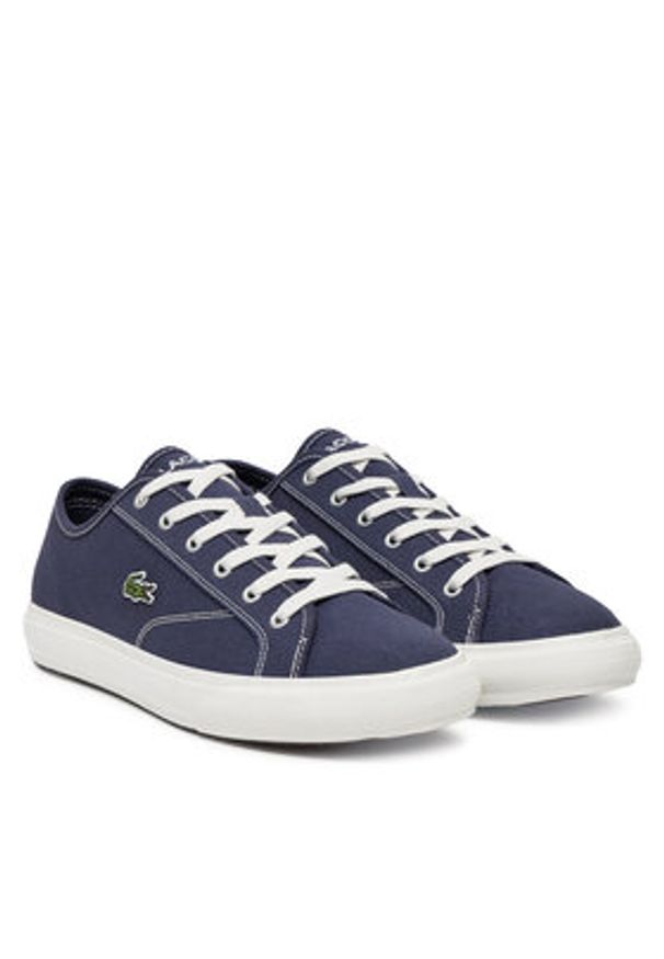 Lacoste Tenisówki Backcourt 7-49CMA0017 Granatowy. Kolor: niebieski. Materiał: materiał
