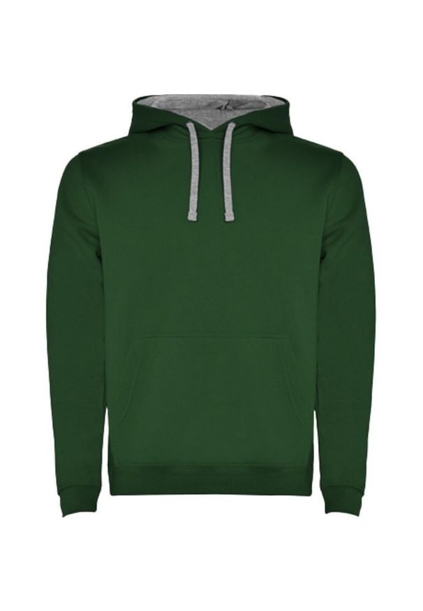 ROLY - Męska Bluza Z Kapturem Urban. Typ kołnierza: kaptur. Kolor: szary, wielokolorowy, zielony