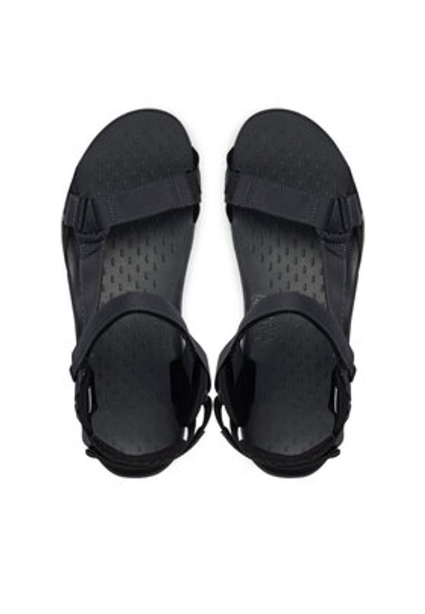 Jack Wolfskin Sandały Ridge A65589 Czarny. Kolor: czarny. Materiał: materiał