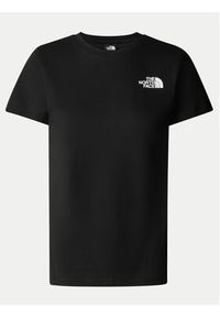 The North Face T-Shirt Redbox NF0A87NM Czarny Regular Fit. Kolor: czarny. Materiał: bawełna