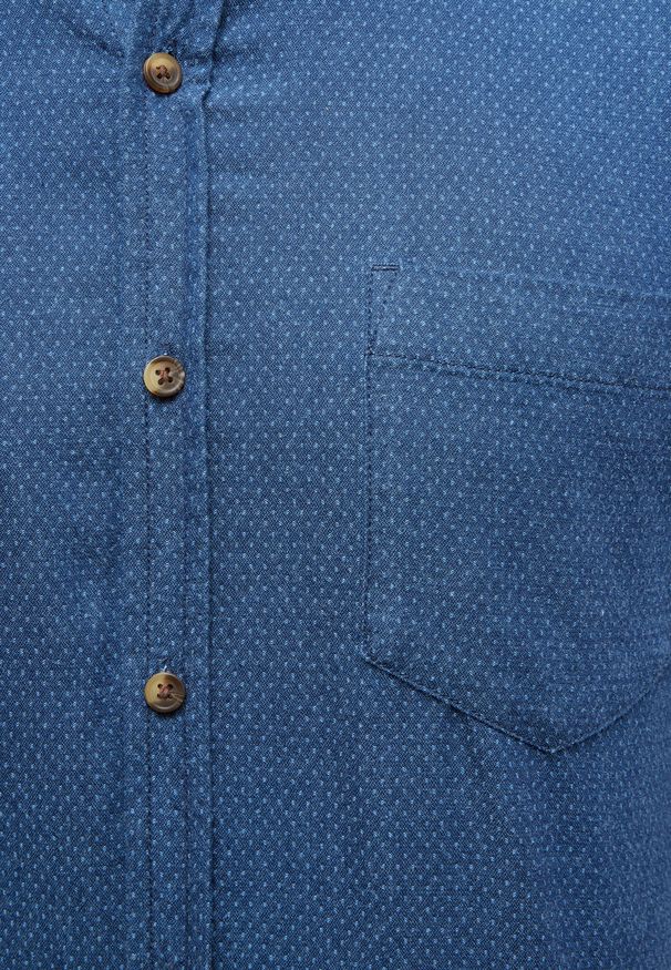 Mustang - Męska Koszula MUSTANG Rawlins Dress Blues 1014766 5334