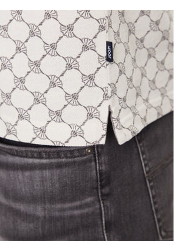JOOP! Polo 30036150 Biały Modern Fit. Typ kołnierza: polo. Kolor: biały. Materiał: bawełna