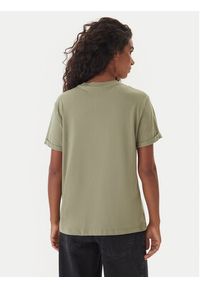 Roxy T-Shirt Oceanregular ERJZT06078 Zielony Regular Fit. Kolor: zielony. Materiał: bawełna #7