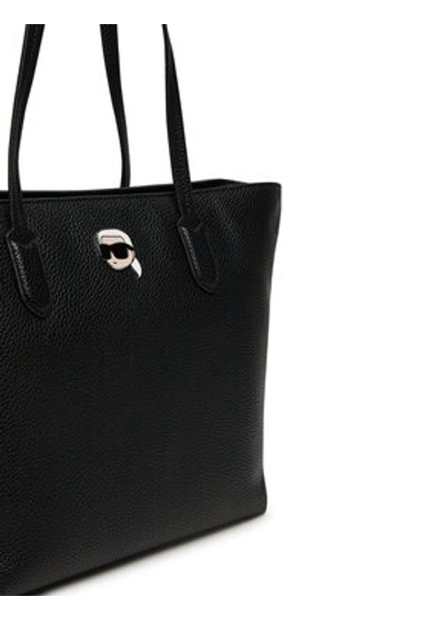 Karl Lagerfeld - KARL LAGERFELD Torebka A2W30173 Czarny. Kolor: czarny. Materiał: skórzane