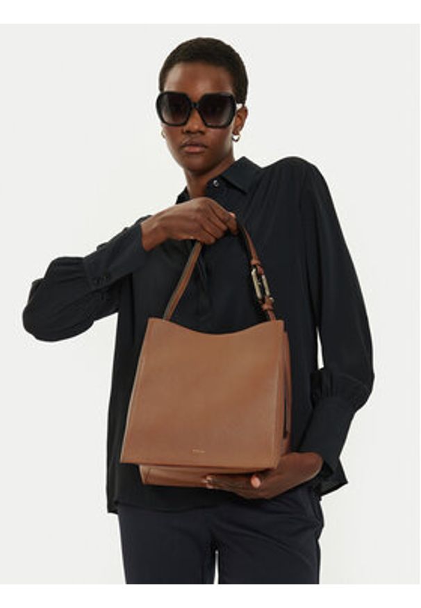 Furla Torebka Nuvola WB01338 HSF000 YU500 Brązowy. Kolor: brązowy. Materiał: skórzane