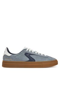 skechers - Skechers Sneakersy Arch Fit Legend - Romah 254001/GYNV Niebieski. Kolor: niebieski. Materiał: zamsz, skóra