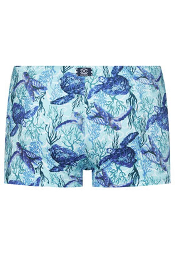 HOM Kąpielówki Tartane 402915 Niebieski. Kolor: niebieski. Materiał: syntetyk