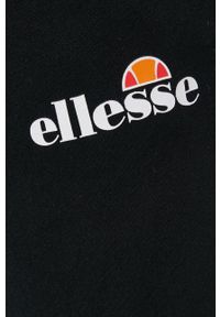 Ellesse Spodnie damskie kolor czarny melanżowe SGK13652-011. Kolor: czarny. Materiał: bawełna, dzianina. Wzór: melanż #4
