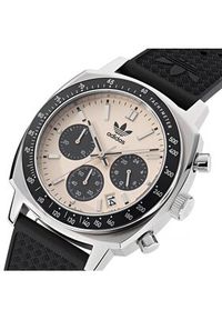 Adidas - adidas Zegarek Fashion Master Originals One Chrono AOFH23503 Czarny. Kolor: czarny #5