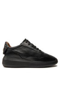 Geox Sneakersy D Rubidia A D84APA 00046 C9999 Czarny. Kolor: czarny. Materiał: skóra