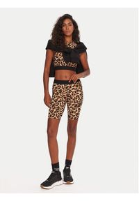 Reebok Szorty sportowe Erica RK25159CCW Beżowy Slim Fit. Kolor: beżowy. Materiał: syntetyk #4