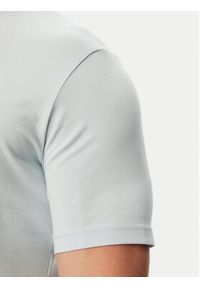 Karl Lagerfeld - KARL LAGERFELD T-Shirt 755750 563221 Niebieski jasny Regular Fit. Typ kołnierza: dekolt w karo. Kolor: niebieski. Materiał: bawełna #2