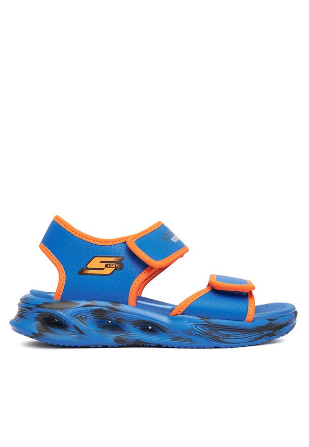 skechers - Sandały Skechers. Kolor: niebieski