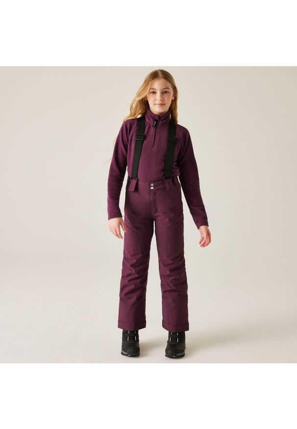 DARE 2B - Outmove II Dziecięce spodnie narciarskie. Kolor: fioletowy. Materiał: tkanina. Sezon: zima. Sport: narciarstwo
