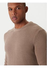 JOOP! Jeans Sweter Harono 30047662 Beżowy Modern Fit. Kolor: beżowy. Materiał: bawełna #4