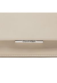 Calvin Klein Torebka Ck Linear Shoulder Bag K60K612158 Écru. Materiał: skórzane #4