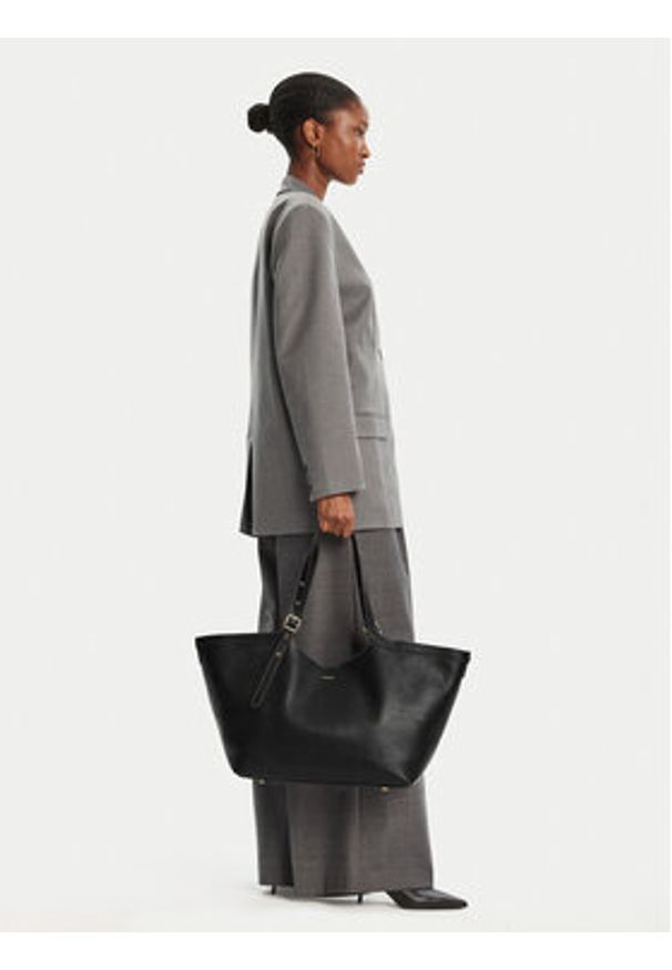 Coach Torebka CAM00 Czarny. Kolor: czarny. Materiał: skórzane