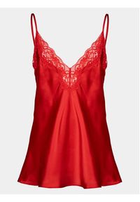 SELMARK - Selmark Koszulka piżamowa Gabrielle 61061 Czerwony Regular Fit. Kolor: czerwony. Materiał: syntetyk #4