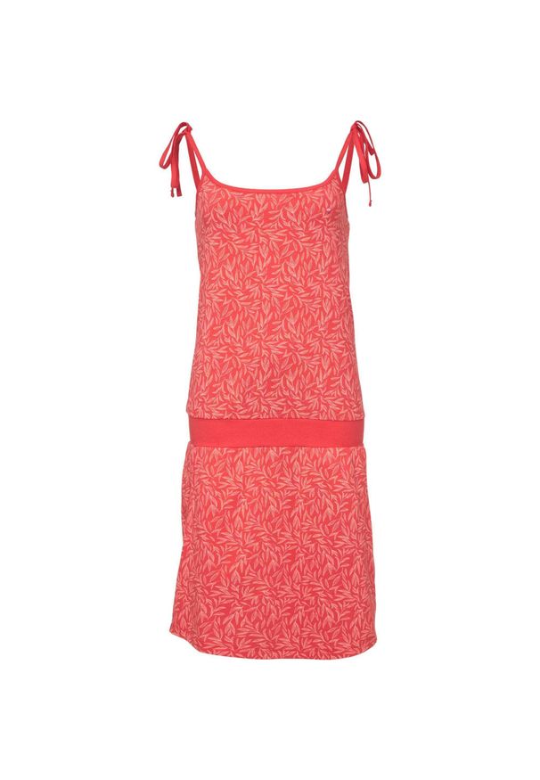 ZSPORT - Elegancka sukienka letnia Baela Czerwona M - Komfort i Styl. Kolor: czerwony. Materiał: bawełna. Wzór: nadruk. Sezon: lato. Typ sukienki: sportowe. Styl: elegancki