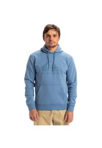 Quiksilver - Bluza z kapturem dla Mężczyzn COMP LOGO Niebieski. Typ kołnierza: kaptur. Kolor: niebieski. Materiał: materiał, poliester, bawełna