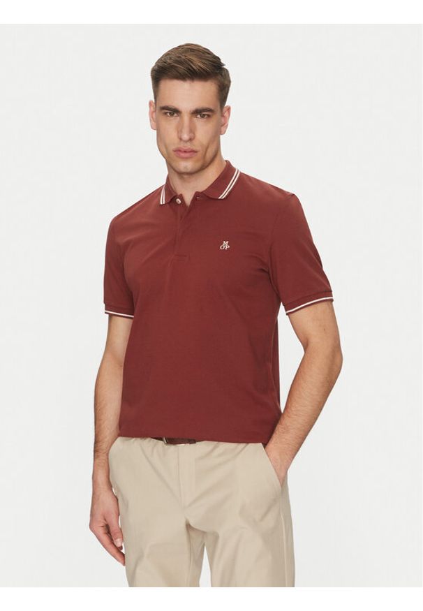 Marc O'Polo Polo 523 2230 53054 Czerwony Regular Fit. Typ kołnierza: polo. Kolor: czerwony. Materiał: bawełna