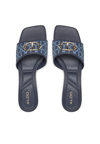 Aldo Klapki Coteazur 13918674 Granatowy. Kolor: niebieski. Materiał: skóra #2