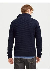 Jack & Jones Sweter Blunorth 12261780 Granatowy Regular Fit. Kolor: niebieski. Materiał: bawełna, syntetyk #7