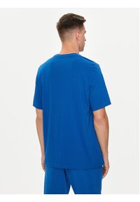 Reebok T-Shirt Big Stacked Logo 100071174 Granatowy Regular Fit. Kolor: niebieski. Materiał: bawełna #4