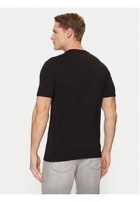 Guess T-Shirt M5RI12 J1314 Czarny Slim Fit. Kolor: czarny. Materiał: bawełna