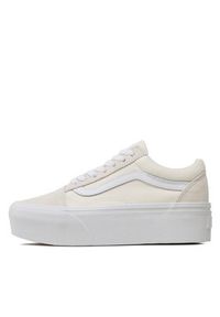 Vans Tenisówki Old Skool Stackform VN0009PZCCZ1 Écru. Materiał: materiał