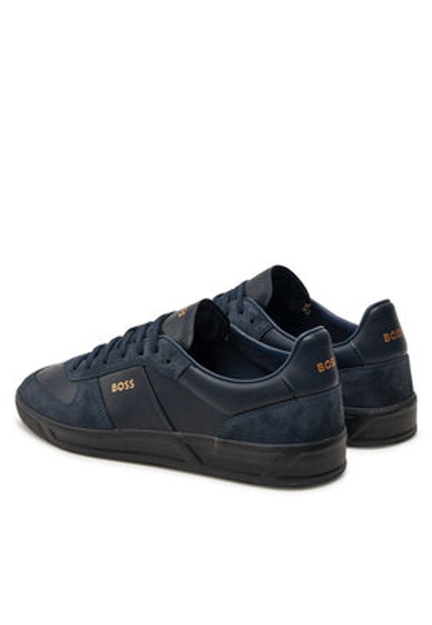BOSS - Boss Sneakersy Brandon Tenn sdvlt 50522850 Granatowy. Kolor: niebieski. Materiał: skóra