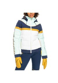 Roxy - Kurtka snowboardowa damska ROXY Peak Chic Insulated. Kolor: biały. Materiał: poliester. Sport: snowboard #1