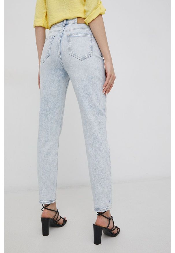 Vero Moda Jeansy damskie high waist. Stan: podwyższony. Kolor: niebieski