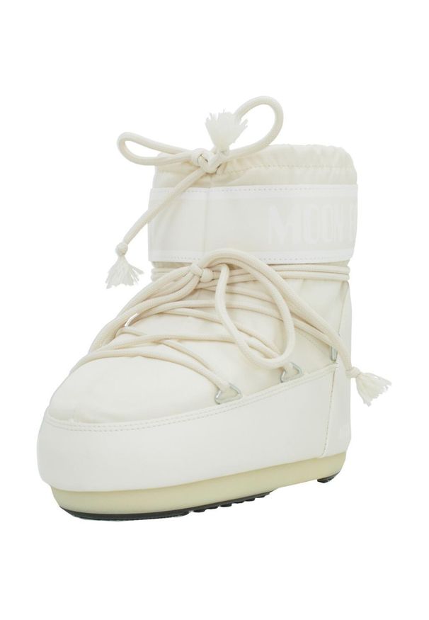 Buty Moon Boot Model Mb Icon Low Ny Kolor Biały. Kolor: biały. Materiał: tkanina. Sezon: zima. Styl: sportowy