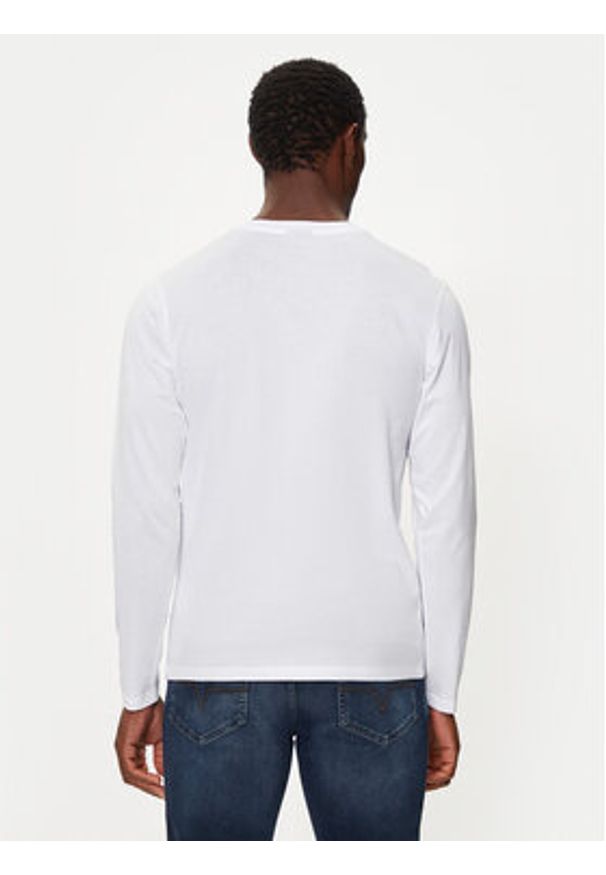 JOOP! Jeans Longsleeve 30033284 Biały Modern Fit. Kolor: biały. Materiał: bawełna. Długość rękawa: długi rękaw