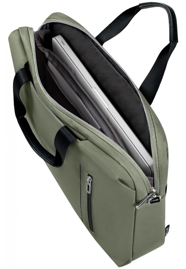 Torba Samsonite 15.6'' Ongoing olive green. Styl: biznesowy