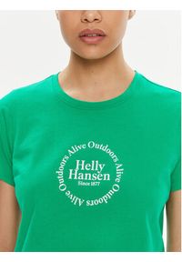 Helly Hansen T-Shirt W Core Graphic T-Shirt 54080 Zielony Regular Fit. Kolor: zielony. Materiał: bawełna #4